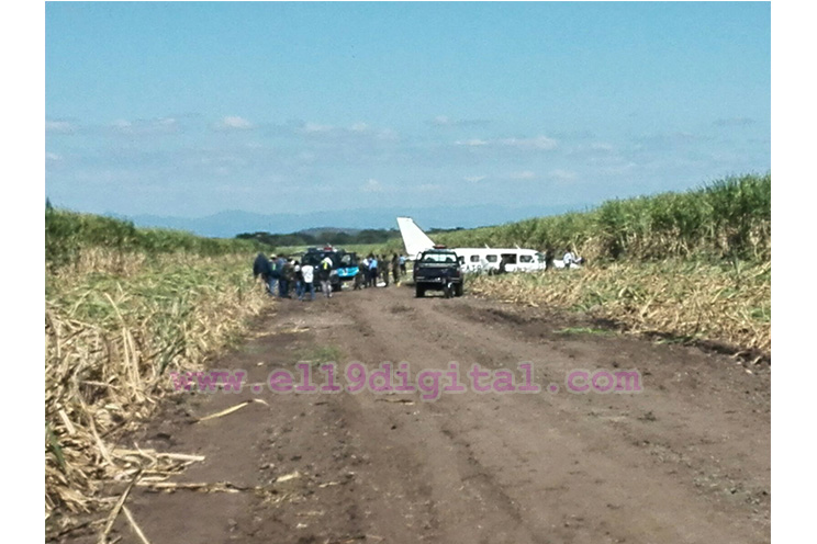 Encuentran cargamento de droga en avioneta procedente de Costa Rica 