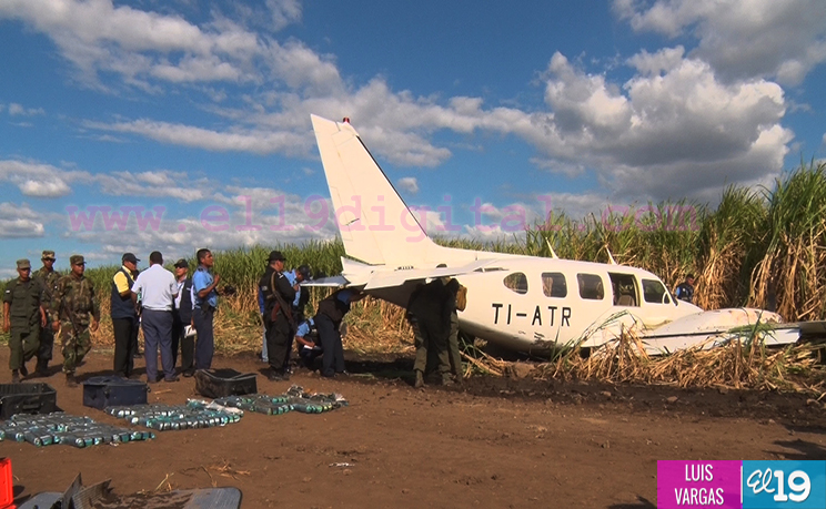 Encuentran cargamento de droga en avioneta procedente de Costa Rica 