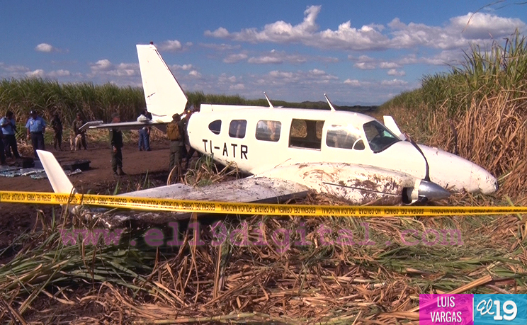 Encuentran cargamento de droga en avioneta procedente de Costa Rica 
