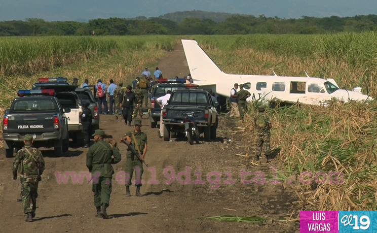 Encuentran cargamento de droga en avioneta procedente de Costa Rica 