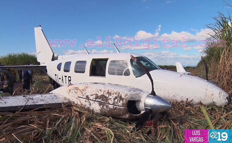 Encuentran cargamento de droga en avioneta procedente de Costa Rica 