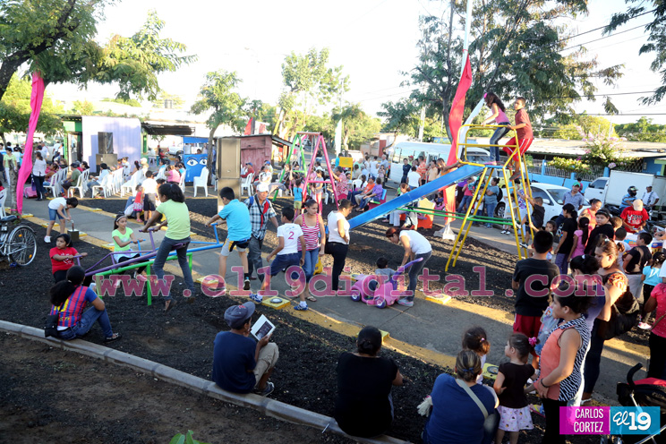 Niñez de Colonia 10 de Junio celebra rehabilitación de parque