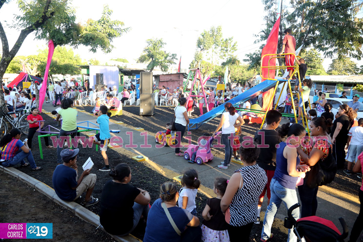 Niñez de Colonia 10 de Junio celebra rehabilitación de parque