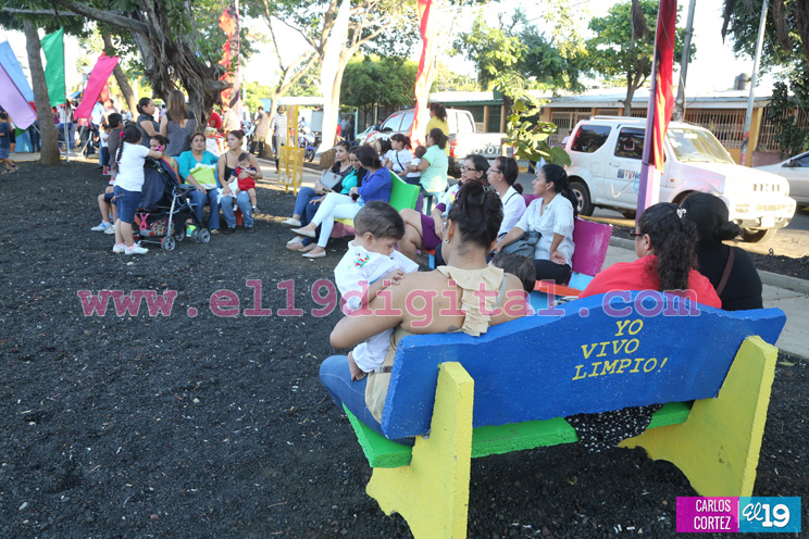 Niñez de Colonia 10 de Junio celebra rehabilitación de parque