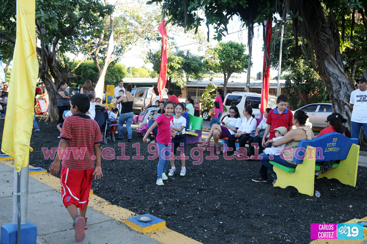 Niñez de Colonia 10 de Junio celebra rehabilitación de parque