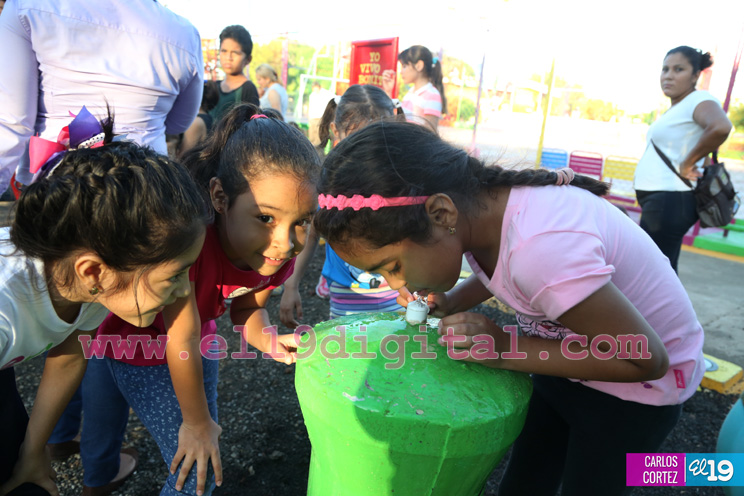 Niñez de Colonia 10 de Junio celebra rehabilitación de parque