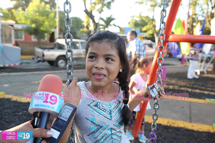Niñez de Colonia 10 de Junio celebra rehabilitación de parque
