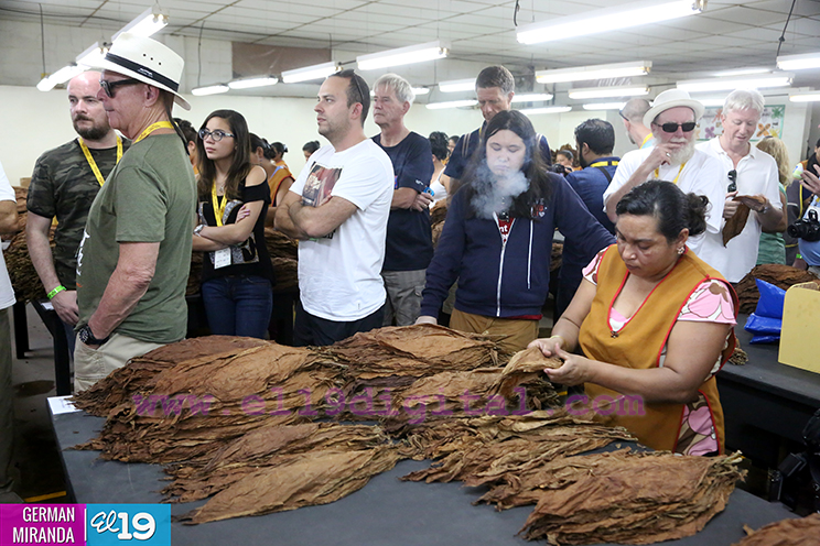 Participantes internacionales del V Festival del Tabaco “Puro Sabor” visitan fábricas de Estelí
