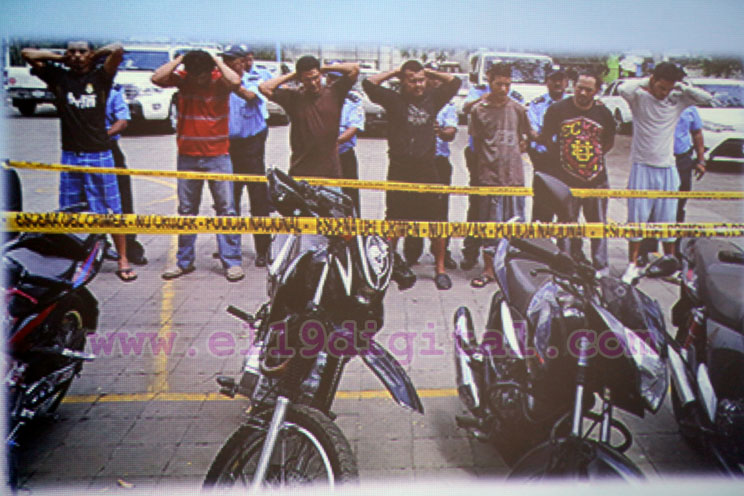 Policía Nacional desarticula 8 grupos delincuenciales en una semana