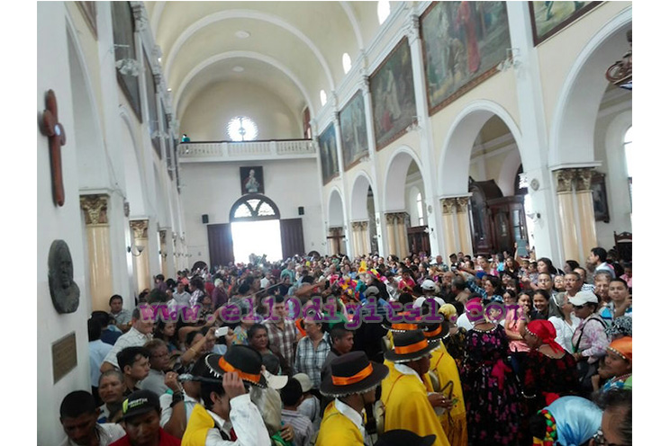 Diriamba celebra Santa Misa previo al tradicional tope de San Sebastián