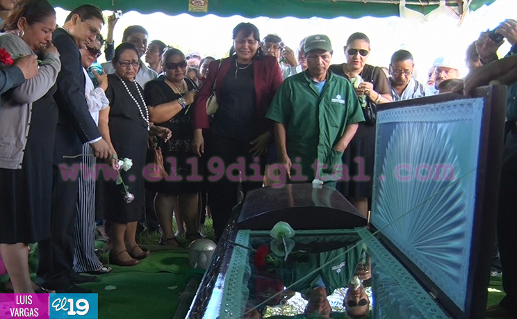 Emotivo adiós a don Héctor Gaitán, miembro del EDSN de Sandino