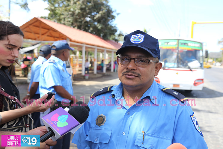 Seguridad garantizada en paradas de buses de la capital