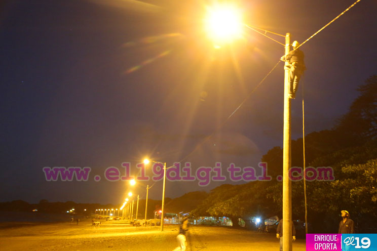 Servicio de alumbrado público garantiza seguridad y mayor crecimiento de Centro Turístico de la Gran Sultana