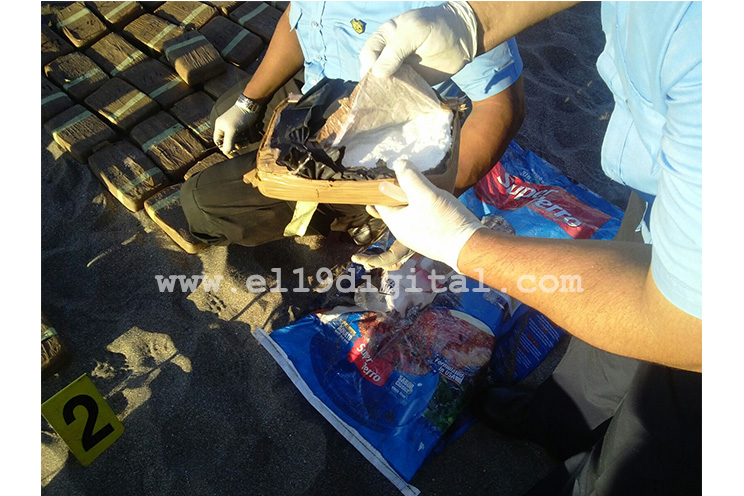 Fuerte incautación de droga en playas de Huehuete (FOTOS)
