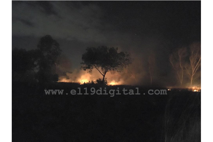 Bomberos controlan incendio en carretera nueva a León