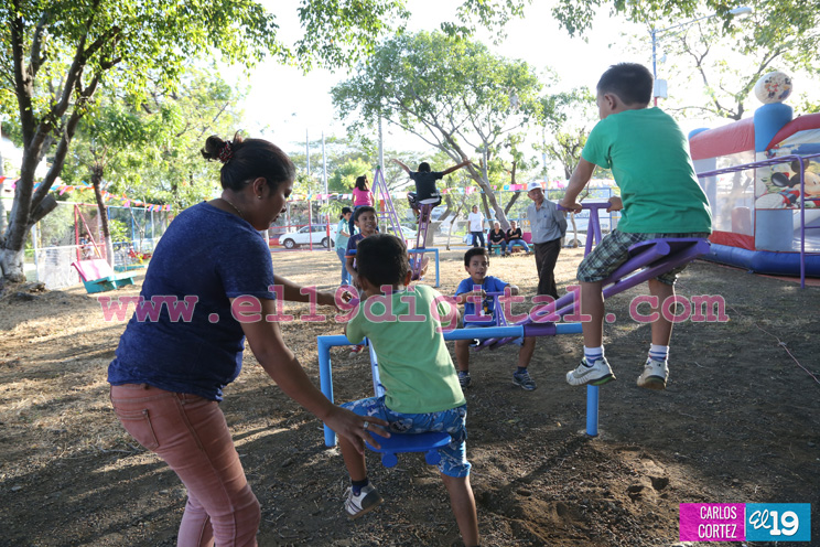 Gobierno Sandinista rehabilita parque de Colonia Don Bosco