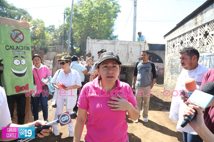 “Calachín” se suma a la batalla contra las epidemias en Managua