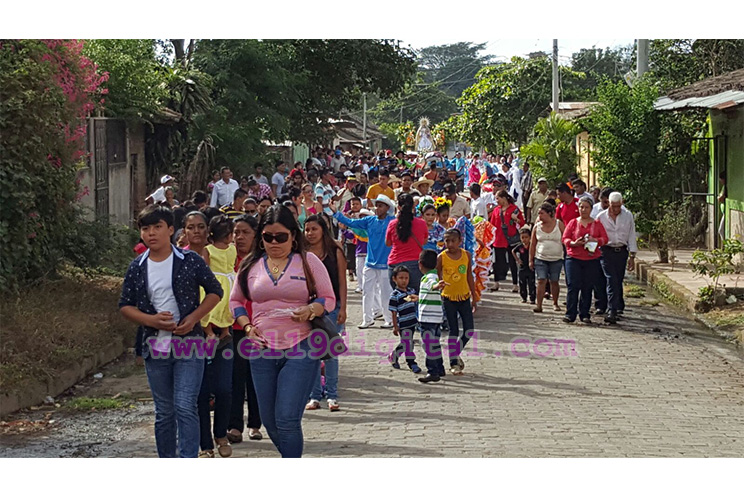 Diriomo celebra a su patrona la Virgen de Candelaria