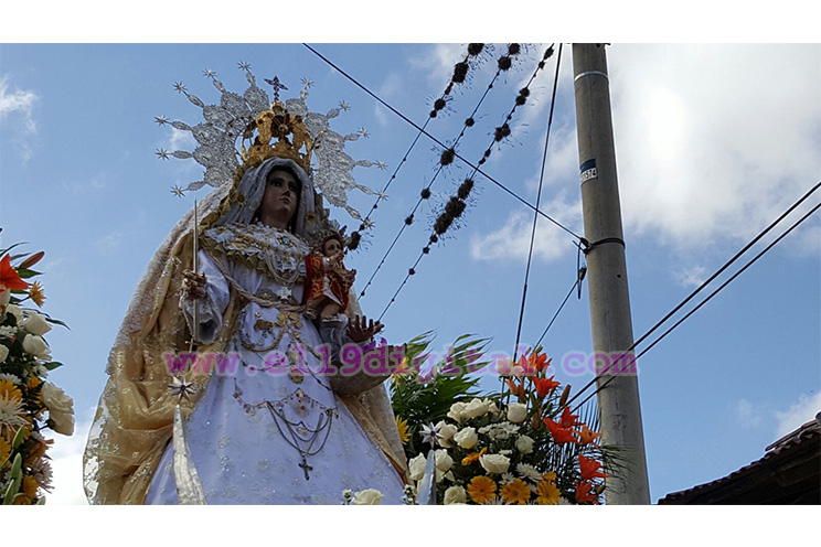 Diriomo celebra a su patrona la Virgen de Candelaria