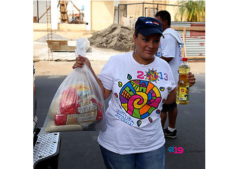 Promotores Solidarios, en lucha permanente por el Bien Común, continúan entrega de Paquetes Alimentarios