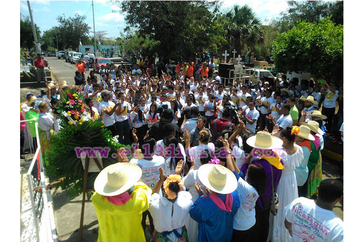 Juventud Sandinista rinde homenaje al legado del Comandante Camilo Ortega Saavedra