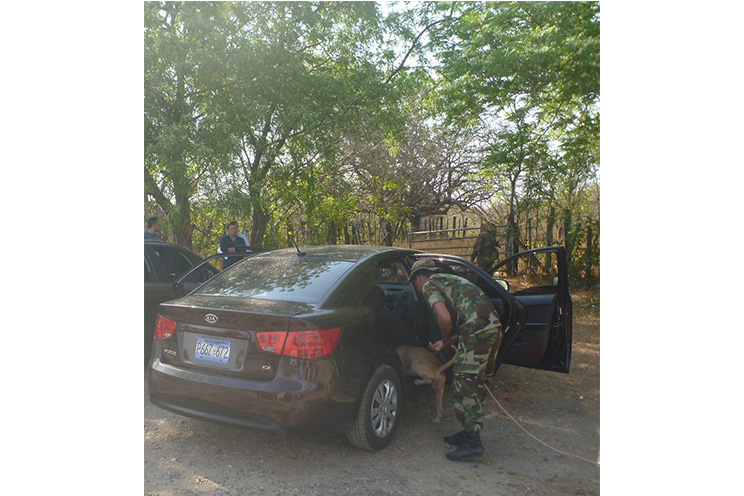 Ejército incauta droga en el Guasaule