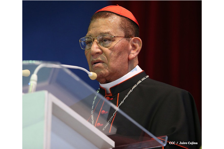 Cardenal Miguel Obando: “La Patria nos llama a trabajar unidos en Paz y en Reconciliación”