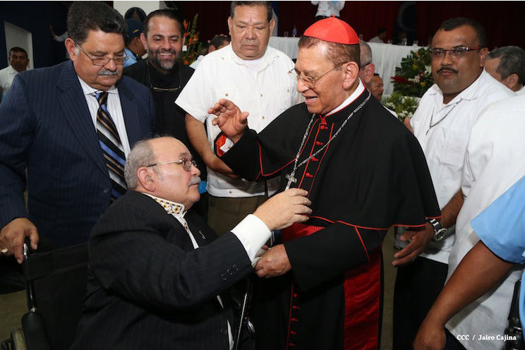 Cardenal Miguel Obando: “La Patria nos llama a trabajar unidos en Paz y en Reconciliación”