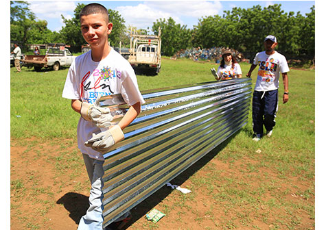 Plan Techo para familias del Distrito V de Managua