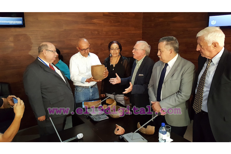 Nicaragua recibe de HKND piezas arqueológicas encontradas en la ruta del Gran Canal Interoceánico