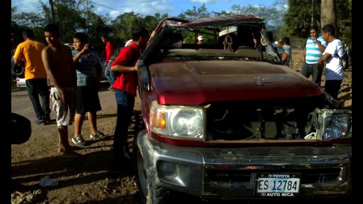 Dos fallecidos por accidente de tránsito en carretera Pantasma-Wiwilí