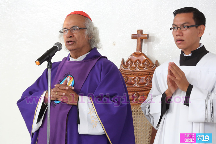 Cardenal Leopoldo Brenes bendice en Masaya las fiestas en honor a San Lázaro  