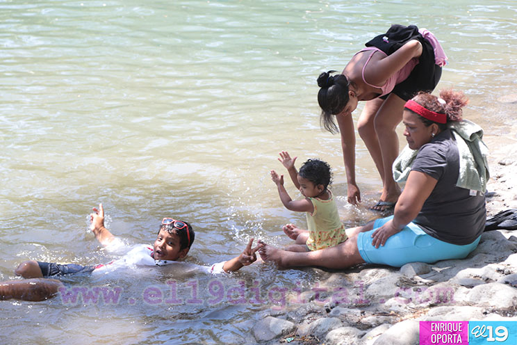 Familias disfrutan fin de semana en centros turísticos El Trapiche y Trapichito