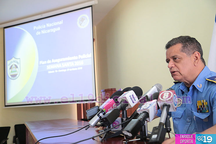 Policía Nacional enfocada en proteger la vida de familias nicaragüenses en Semana Santa