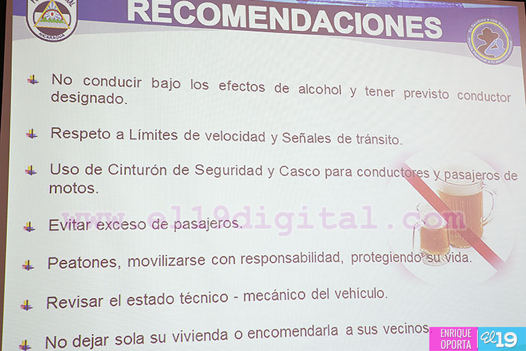 Policía Nacional enfocada en proteger la vida de familias nicaragüenses en Semana Santa