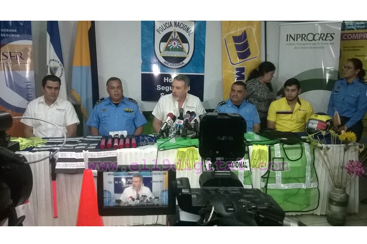 Empresas donan equipos a Tránsito Nacional para desarrollar el Plan de Semana Santa