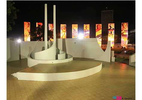 Compañera Rosario destaca trabajos en Monumento a los Próceres del Alba