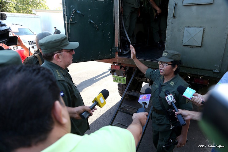 Ejército de Nicaragua siempre listo para atender y acompañar a las familias ante cualquier situación de emergencia