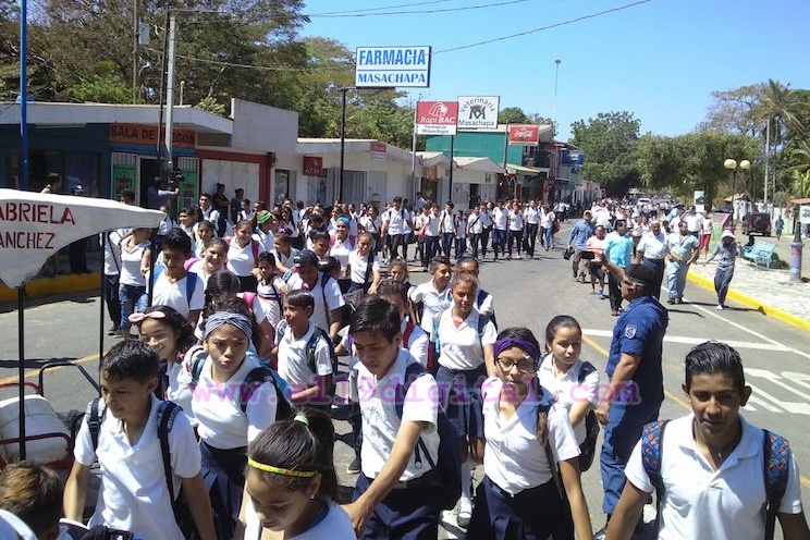 Comunidades costeras de Nicaragua preparadas para evacuar ante la ocurrencia de un tsunami