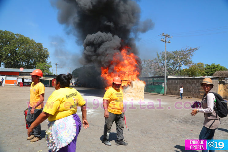 Comerciantes de los mercados participan activamente en Ejercicio Nacional de Protección frente a Desastres