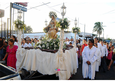 Celebran día de la Virgen del Carmen