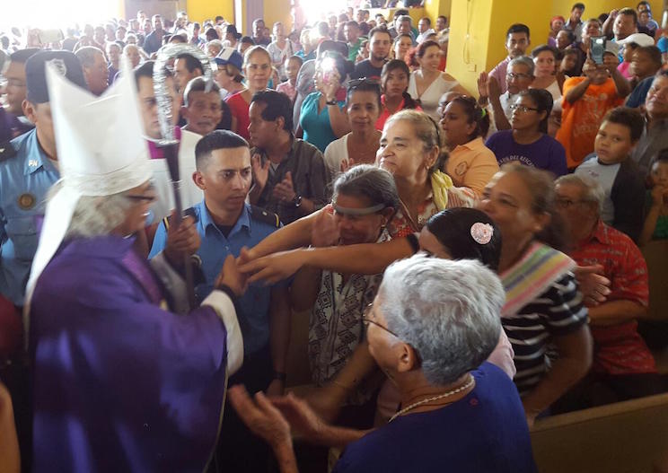 Cardenal Leopoldo Brenes celebra eucaristía en Santuario Nacional de Jesús del Rescate