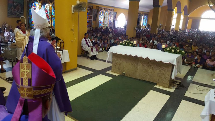 Cardenal Leopoldo Brenes celebra eucaristía en Santuario Nacional de Jesús del Rescate
