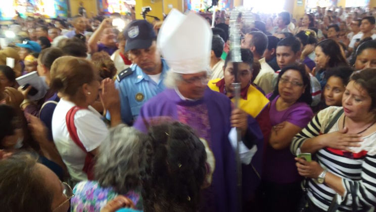 Cardenal Leopoldo Brenes celebra eucaristía en Santuario Nacional de Jesús del Rescate