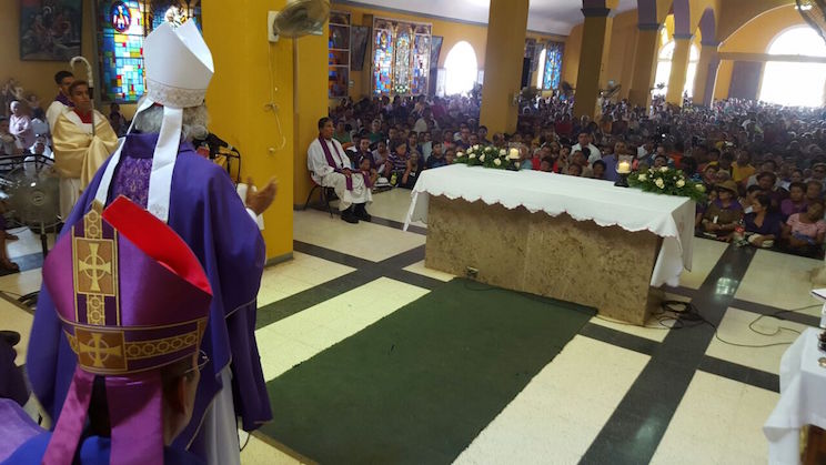 Cardenal Leopoldo Brenes celebra eucaristía en Santuario Nacional de Jesús del Rescate