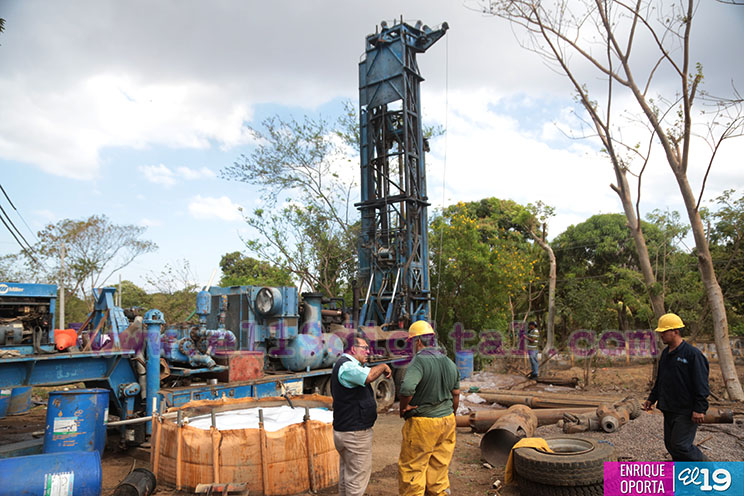 Enacal trabaja en construcción de nuevo pozo de agua potable
