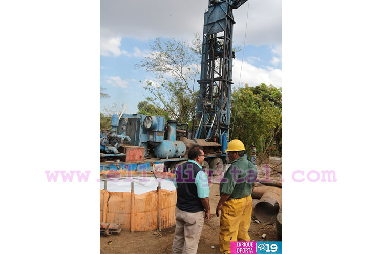 Enacal trabaja en construcción de nuevo pozo de agua potable