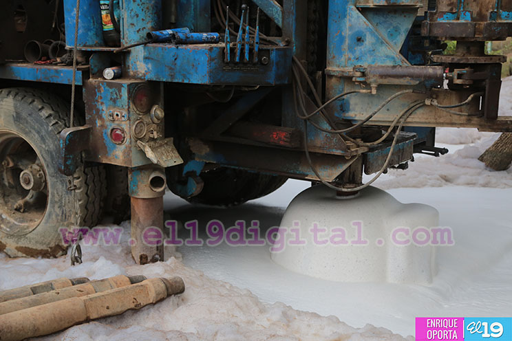 Enacal trabaja en construcción de nuevo pozo de agua potable