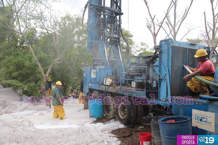 Enacal trabaja en construcción de nuevo pozo de agua potable