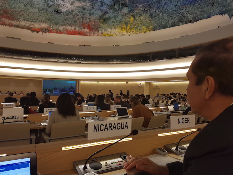 Gobierno de Nicaragua entrega informe a la oficina de Alto Comisionado de Derechos Humanos